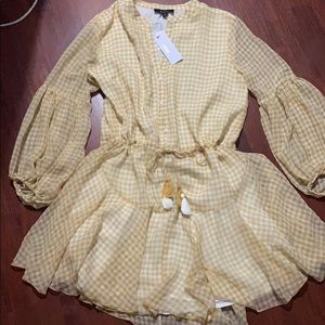 New with tag yellow dress..
